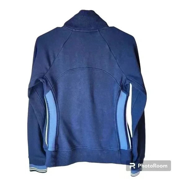 Athleta Jacket Triumph Game Pointe Full Zip Blue Size S - Picture 2 of 14